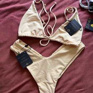 BRAND NEW skatie butter cup Ella top& Mandi bottoms